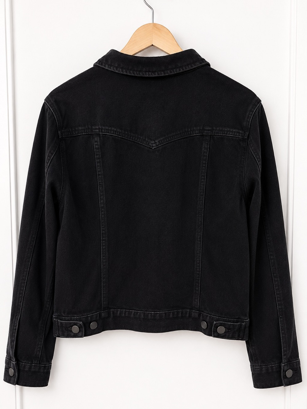 Liverpool Los Angeles Black Denim Jacket Medium - Picture 3 of 7